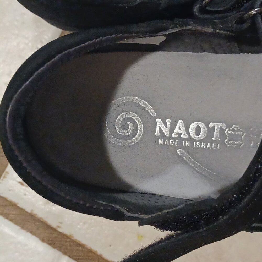 Naot Black Mary Jane Shoes 7 Agathis - Picture 6 of 10